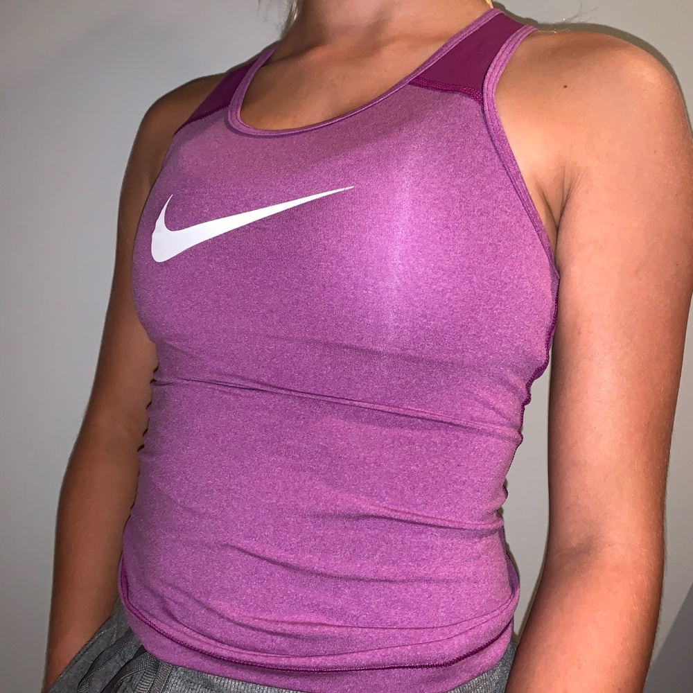 Purple Nike tank top